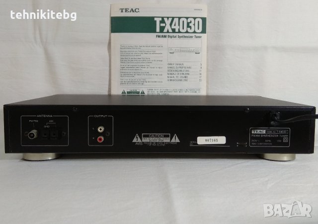 ⭐⭐⭐ TEAC T-X4030 ⭐⭐⭐ Висок клас тунер , 20 станции памет, снимка 5 - Ресийвъри, усилватели, смесителни пултове - 31802651