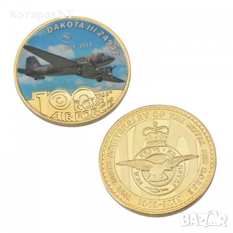 Самолети-100Years Royal Air Force 1918 - 2018, снимка 6 - Нумизматика и бонистика - 32577675