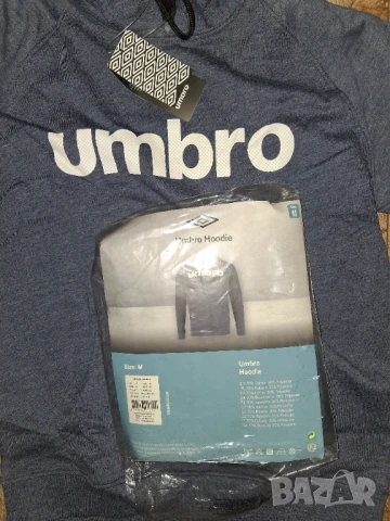 р-р M суичър с качулка Umbro, снимка 2 - Суичъри - 51147175