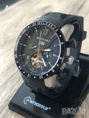 Продавам Bvlgari Модел Diagon Black мъжки стилен часовник, снимка 7 - Мъжки - 26156920