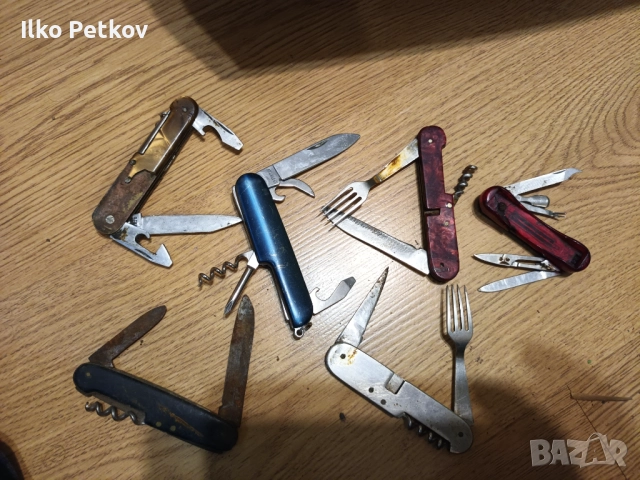 Стари сгъваеми ножки, снимка 2 - Колекции - 52595332