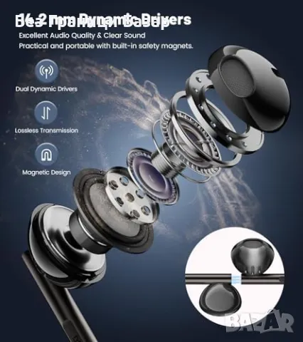 Нови кабелни USB-C слушалки с микрофон за телефон Samsung S25 S24 iPhone 15 16, снимка 4 - Слушалки и портативни колонки - 49592035