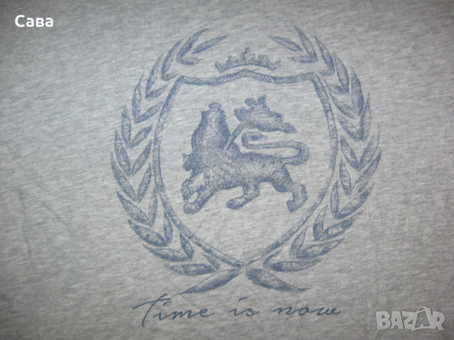 Тениски LERROS,BISON  мъжки,ХЛ   /сива и оранж/, снимка 7 - Тениски - 44866054