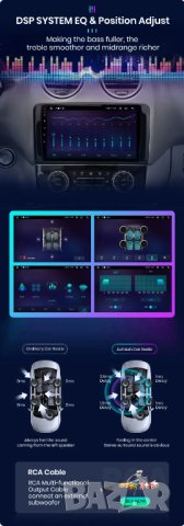 Мултимедия, Двоен дин, за Audi A6, Андроид, 9", кола, 2 Дин, навигация за Ауди А6 плеър с Android A6, снимка 14 - Аксесоари и консумативи - 40633991