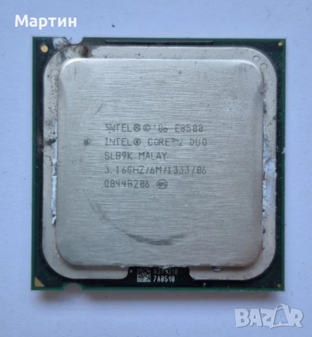 Процесор Intel Е8500 Core 2 DUO 3.16GHz LGA 775, снимка 12 - Процесори - 50719225