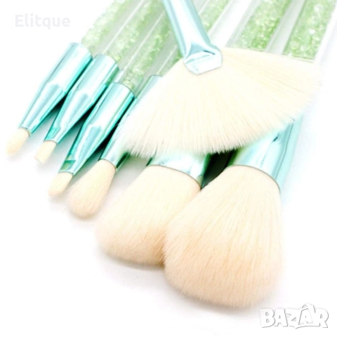 Четки за грим  с кристални дръжки -  7 броя HZS86, снимка 8 - Други - 52820405