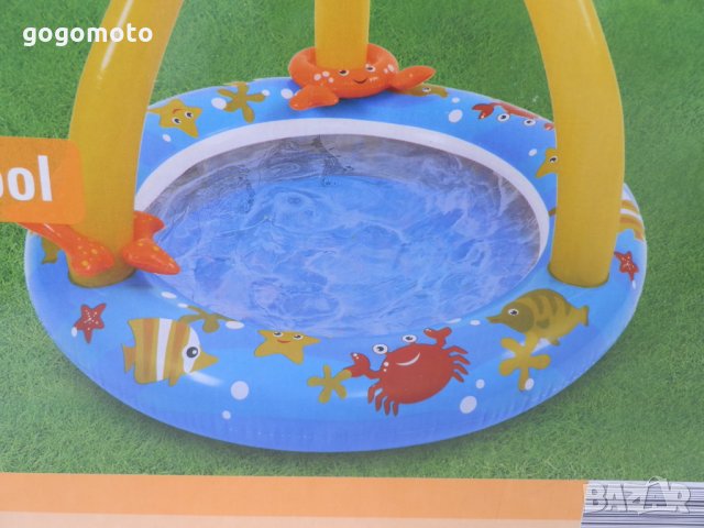 нов Бебешки басейн,2 камери,меко надуваемо комфортно дъно,НОВО надуваемо легло,надуваем дюшек, снимка 11 - Надуваеми играчки - 28826002