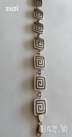 Дамска оксидирана гривна 935 сребро , снимка 2 - Гривни - 37852748