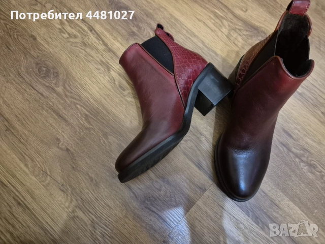 Дамски боти от естествена кожа Lacoski номер 36 от естествена кожа , снимка 5 - Дамски боти - 52565232