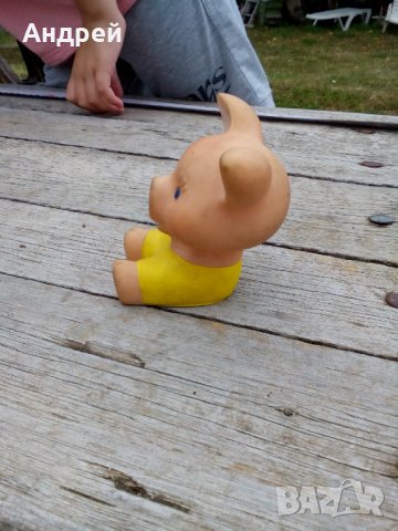 Стара гумена играчка прасе #3, снимка 2 - Антикварни и старинни предмети - 27063814