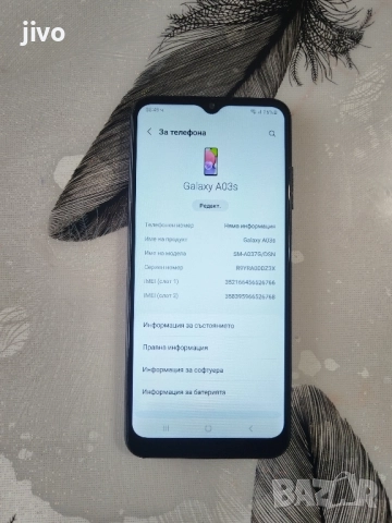 Samsung Galaxy A03s/Без Забележки , снимка 3 - Samsung - 52635001