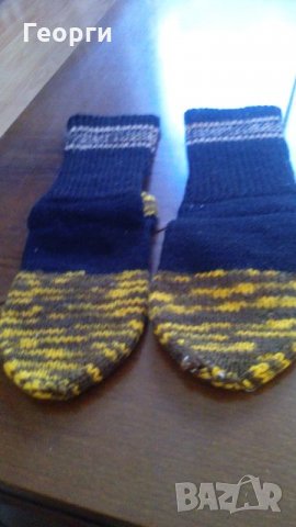 Вълнени плетени чорапи, снимка 2 - Други - 26204613