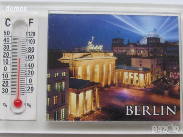 Магнит-термометър от Берлин, Германия, снимка 4 - Колекции - 43329457