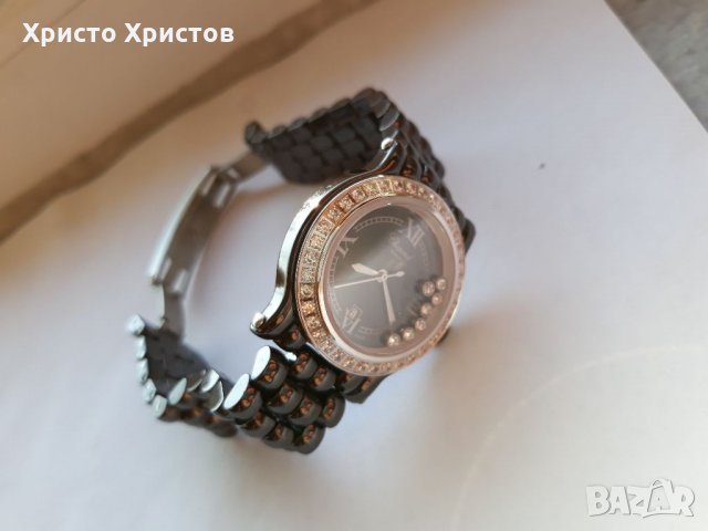 Дамски луксозен часовник Chopard  Happy Sport&Diamonds HIGH-TECH CERAMICS SCRATCH PROOF , снимка 9 - Дамски - 32440776