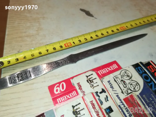 JAPAN-ЯПОНСКИ НОЖ ЗА КОЛЕКЦИЯ ДЕКОР 1205252006, снимка 14 - Антикварни и старинни предмети - 50259005