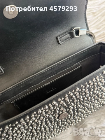 Чанта в черно с капси Зара, снимка 6 - Чанти - 51568841