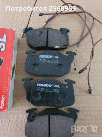 FERODO FSL719 НАКЛАДКИ ЗАДНИ CITROEN AX, ZX / PEUGEOT 306 / 1987-2001 / OE 95666970 OE 4251.02, снимка 2 - Части - 28380374