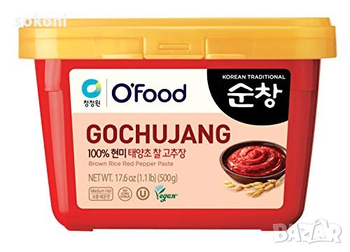 O’Food Gochujang / О Фуудс Гочуджанг Паста от кафяв ориз и червен пипер 500гр; Средно люто;, снимка 1