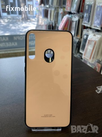 Huawei P40 Lite E Силиконов кейс със стъклен гръб, снимка 1