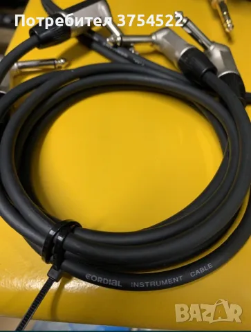 Аудио и инструментални кабели, снимка 8 - Други - 47992865