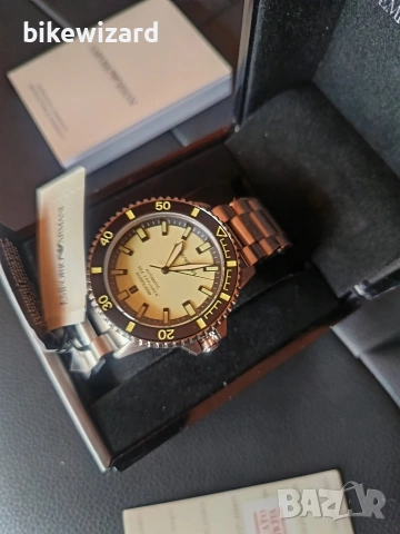 Emporio Armani - Sea Explorer 200m Automatic мъжки автоматичен часовник НОВ, снимка 6 - Мъжки - 53469389