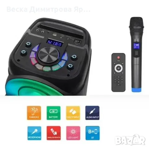 Караоке тонколона 12", снимка 6 - Караоке - 47313818