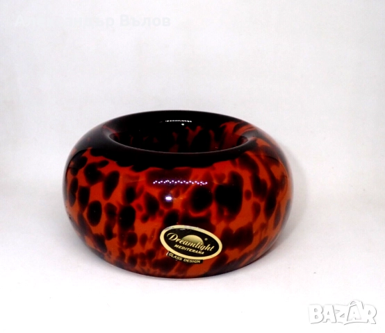 Дизайнерски Свещник за Маса Dreamlight Mediterana Стъклен, снимка 2 - Декорация за дома - 51681460