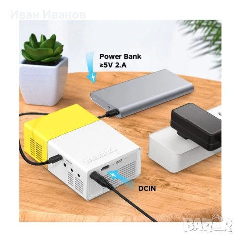 Мини LED проектор за домашно кино – компактен и преносим, снимка 2 - Друга електроника - 53246523