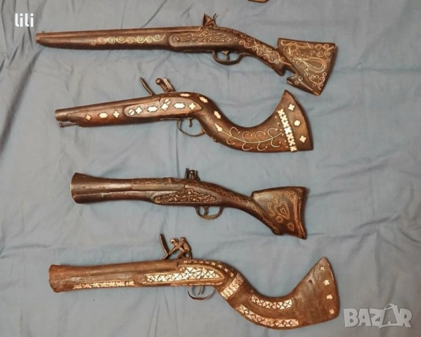 пушки пищов кремъклии, снимка 2 - Антикварни и старинни предмети - 52713838