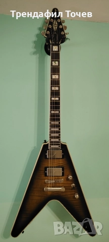 КИТАРА 'Epiphone Flying V Prophecy Yellow Tiger Aged Gloss'., снимка 5 - Китари - 51914105
