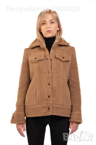 Дамско Късо Яке London - Камел