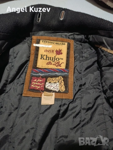Стилно мъжко яке Khujo (Милитари стил) – Размер S, Като ново!, снимка 8 - Якета - 53539973