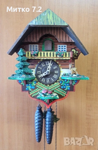 Стар немски часовник кукувица, снимка 11 - Антикварни и старинни предмети - 53160697