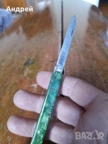 Стар джобен нож,ножче,ножка #139, снимка 5 - Други ценни предмети - 51850435