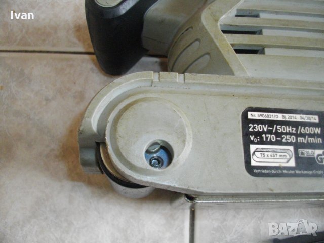 С ПРОБЛЕМ-600 Вата-Немски Лентов Шлайф-Профи-Duro DBS600, снимка 5 - Други инструменти - 33138781