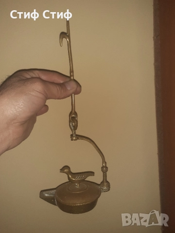 Газена лампа, снимка 3 - Антикварни и старинни предмети - 52257525