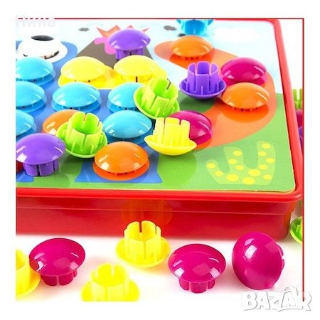 Комплект мозайка с шаблони, снимка 7 - Игри и пъзели - 43157835