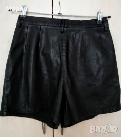 Кожен къс панталон (естествена кожа) Германия 🇩🇪 , снимка 2 - Къси панталони и бермуди - 37379423
