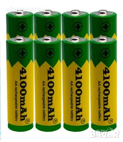 100% оригинална нова висококачествена AA батерия 1.5V 4100mAh акумулаторна AA батерия за LED светлин, снимка 13 - Батерии, зарядни - 48980536