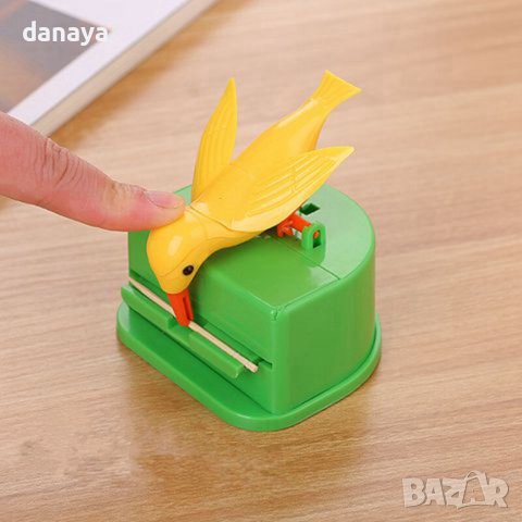 3062 Забавен диспенсър за клечки за зъби Птиче, снимка 5 - Прибори за хранене, готвене и сервиране - 37749825