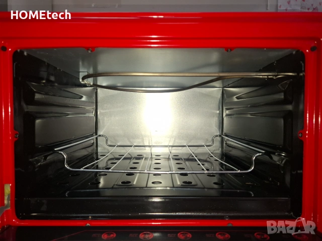 Електрическа фурна с термостат Harlem® SOLE с РОТАТОР, 1500 W, 36 L, включени тави, снимка 4 - Печки, фурни - 53150385