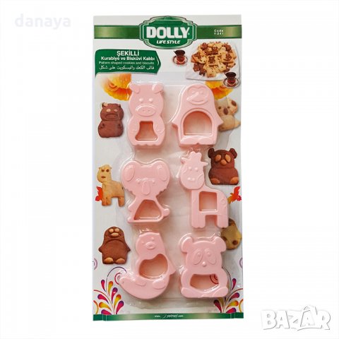 1372 Формички за сладки животни резци за тесто Комплект от 6 броя, снимка 2 - Форми - 27963575