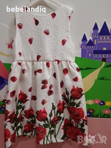 Комплект рокля със сако "Роза", снимка 4 - Детски комплекти - 26404689