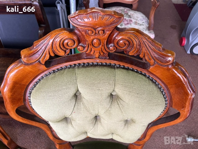 Барокови столове внос от Нидерландия, снимка 6 - Столове - 53428039