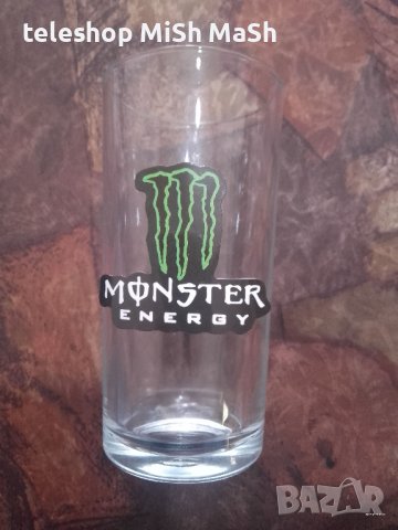 ***ТОП*** Стъклена безцветна чаша с различни лога на Монстър Енерджи Monster Energy , снимка 17 - Други стоки за дома - 38249230