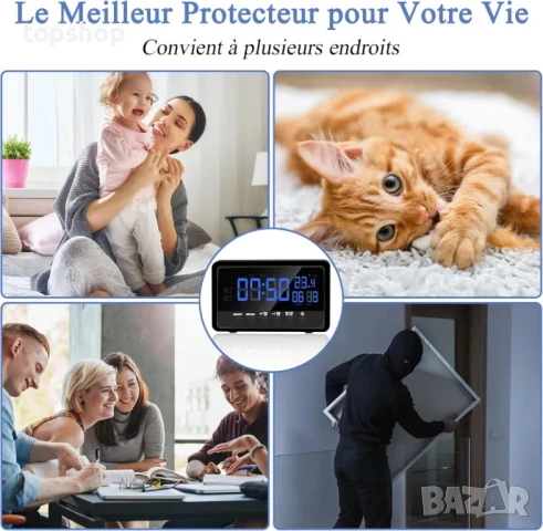 НОВА,ТЕСТВАНА, перфектна WiFi скрита камера в часовник, дистанционно наблюдение през приложение..., снимка 7 - IP камери - 50501535