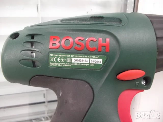 Бормашина "BOSCH - PSR 1200" работеща, снимка 5 - Бормашини - 49507679