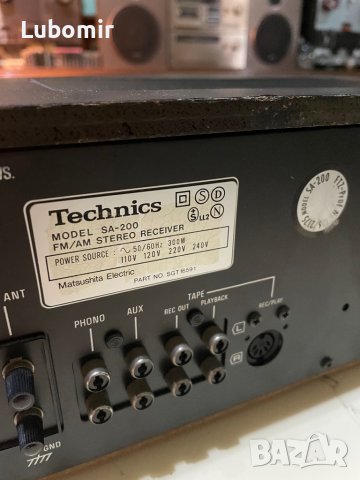 Ресивър TECHNICS SA 200, снимка 7 - Ресийвъри, усилватели, смесителни пултове - 38018538