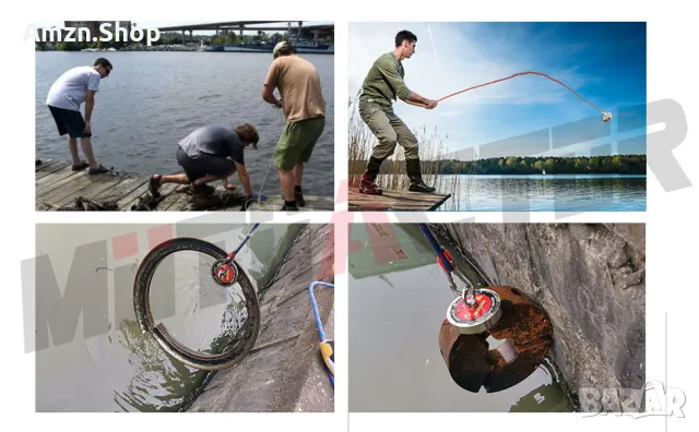 Силен неодимов магнит супер мощен комплект за магнитен риболов откриване на метали под вода , снимка 10 - Такъми - 47500040