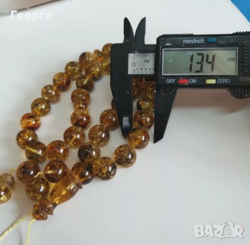 Уникална молитвена броеница Розарий от Балтийски кехлибар 275 карата., снимка 10 - Други ценни предмети - 34672796